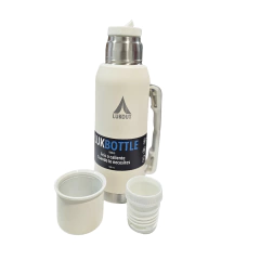 Termo Lukout 1 Litro - Color Cream - comprar en línea