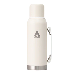 Termo Lukout 1 Litro - Color Cream en internet