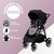 Carriola Para Bebé Aeiou Swiss Titanium Australia Acolchada en internet