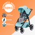 Carriola Para Bebé Aeiou Swiss Titanium Australia Acolchada - Princo - Lo mejor para tu bebé