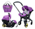 Carriola Para Bebé Starkids Polux Convertible Con Pañalera - comprar en línea