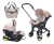 Imagen de Carriola Para Bebé Starkids Polux Convertible Con Pañalera
