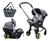 Imagen de Carriola Para Bebé Starkids Polux Convertible Con Pañalera