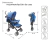 Imagen de Carriola De Bastón Para Bebé D'bebé Aerostar Reclinable