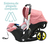 Imagen de Carriola Para Bebé Starkids Polux Convertible Con Pañalera