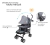 Carriola De Bastón Para Bebé D'bebé Aerostar Reclinable - comprar en línea