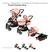 Carriola D'bebé Travel System King Con Autoasiento 1a Etapa - comprar en línea