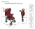 Carriola De Bastón Para Bebé D'bebé Aerostar Reclinable - Princo - Lo mejor para tu bebé