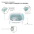 Bañera D'bebé Plegable Bubbles 2 Niveles Ligera en internet