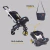 Imagen de Carriola Para Bebé Starkids Polux Convertible Con Pañalera