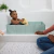 Bañera Bebé Ingenuity Tuckaway Travel Tub Salvia Plegable en internet