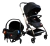 Carriola Bebé Galactus Genesis Jst828 Portabebe Asiento 360 - tienda en línea