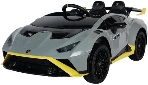 Carro Elétrico Infantil Lamborghini Huracán Cinza 24V Zippy