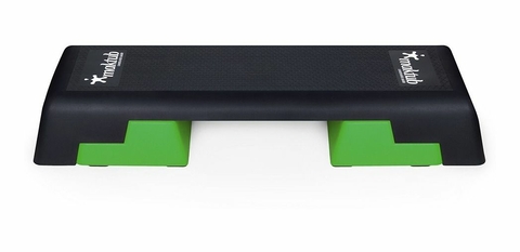 Step Aeróbico Profissional Regulável Verde Maktub Fitness