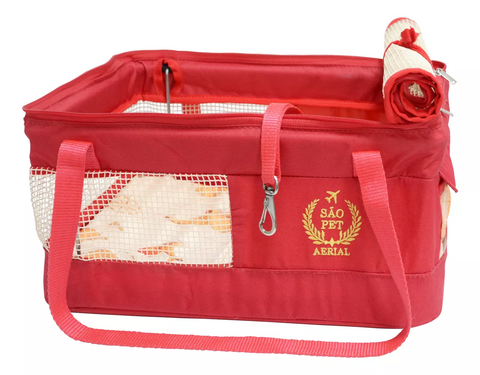 São Pet Bolsa Aerial Para Transporte De Cães/Gatos 43X32X24