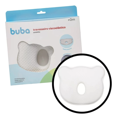 TRAVESSEIRO VISCOELASTICO URSO BRANCO BUBA