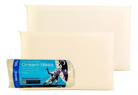 KIT C/2 TRAVESSEIROS ROLINHO ALT10 DREAM NASA MASTER COMFORT - comprar online