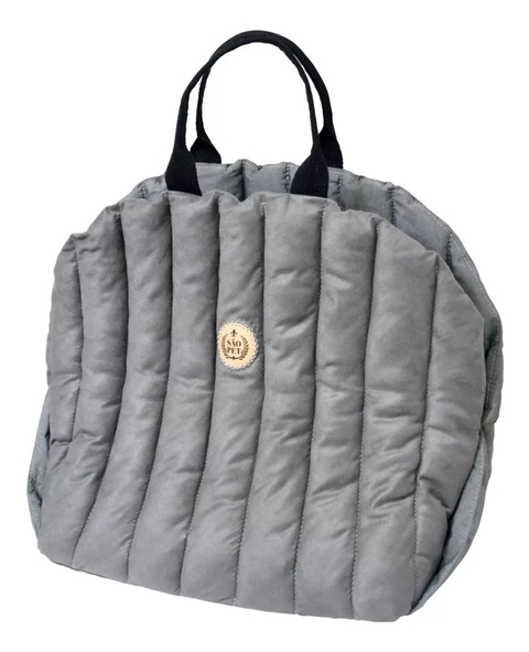 Bolsa/Cama Monaco Cinza São Pet Transportar pets