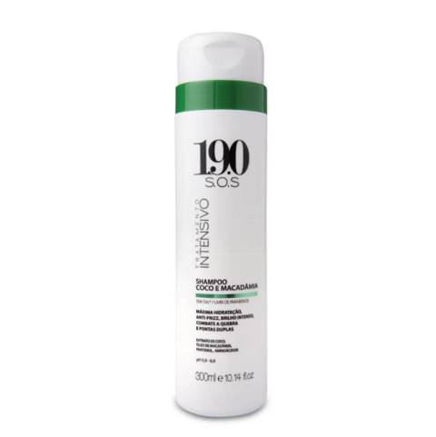 Shampoo Hidratação Coco Macadamia 300ML -190 TerapiaCapilar
