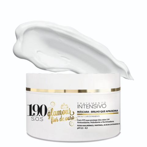 Mascara Glamour fios de ouro 300ml - 190 Terapia Capilar