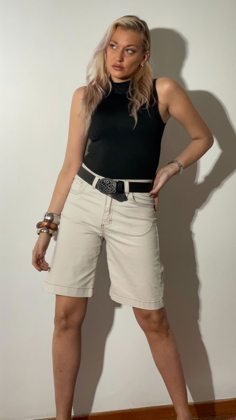 B201-47C - BERMUDA RIVIERA CRUDO - BY CO&CO DENIM