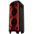 Torre de som amplificada Polyvox Torre XT-990 TWS com luzes LED vermelhas e woofers duplos.