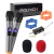 Combo Torre Som Amplificada Polyvox Xt-2000t c/ 2000W + 2 Microfones sem Fio Polyvox