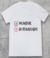 Camiseta branca com a estampa Mundial SIM - Bi Rebaixado NÃO