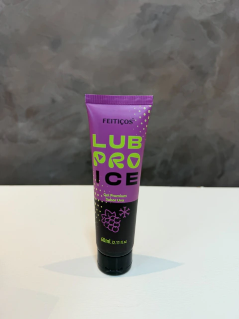 Lubrificante ice - sabor uva