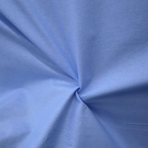 TECIDO PERCAL LISO 200 FIOS - AZUL CELESTE - comprar online