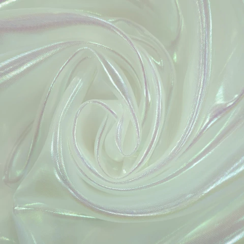 TECIDO ORGANZA HOLOGRÁFICA - BRANCO - comprar online