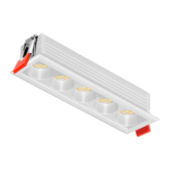 SPOT INLINE EMBUTIR BRANCO LED 10W 3000K AUTOVOLT