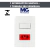 CONJ 4X2 1 INTERRUPTOR SIMPLES + 1 TOMADA 20A VERMELHA LINHA SLEEK MARGIRIUS na internet