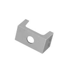 MÓDULO TAMPO FURO RECTA SATIN PRATA BLUX - comprar online