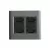 CONJ 4 TOMADAS 20A 4X4 GIZ TITÂNIO COM GRAFITE TRAMONTINA - comprar online