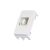 MÓDULO TOMADA TELEFONE RJ11 4FIOS SLEEK BRANCA MARGIRIUS - comprar online