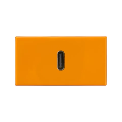 MÓDULO TOMADA USB TIPO-C RECTA SATIN MOSTARDA BLUX
