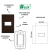 CONJ 1 TOMADA USB TIPO C RECTA SATIN CHOCOLATE BLUX 4X2 - SOS MATERIAIS