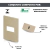 CONJ 1 TOMADA USB TIPO C RECTA SATIN AREIA BLUX 4X2 - comprar online