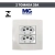 CONJ DE EMBUTIR MÓVEIS 2 TOMADAS 20A LINHA SLEEK MARGIRIUS na internet