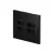 CONJ 4 TOMADAS 20A RECTA SATIN BLACK BLUX 4X4 - comprar online