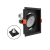 SPOT LOYO QUADRADO DE EMBUTIR PAR20 PRETO - comprar online