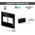 CONJ 4 TOMADAS 20A RECTA GLOSS BLACK BLUX 4X4 na internet