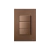 CONJ 3 INTERRUPTORES SIMPLES RECTA SATIN CORTEN BLUX 4X2 - comprar online
