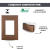 CONJ 3 INTERRUPTORES SIMPLES RECTA SATIN CORTEN BLUX 4X2 - SOS MATERIAIS