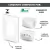 CONJ 2 INTERRUPTORES SIMPLES + 1 TOMADA 10A RECTA GLOSS BRANCA BLUX 4X2 na internet