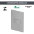 CONJ 1 INTERRUPTOR PARALELO RECTA SATIN PRATA BLUX 4X2 na internet