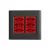 CONJ 6 TOMADAS 20A VERMELHA 4X4 GIZ BLACK COM GRAFITE TRAMONTINA - comprar online