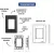 PLACA 3 POSTOS 4X2 LINHA GIZ PRETO SOFT TOUCH - SOS MATERIAIS
