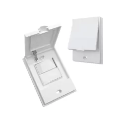 TAMPA B.L'AQUA 1 INTERRUPTOR SIMPLES BRANCO BLUX - comprar online